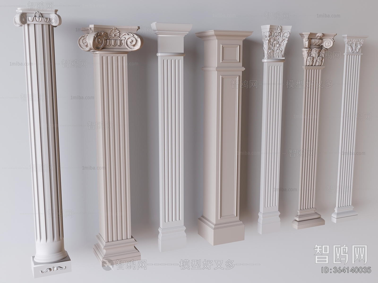 European Style Roman Pillar