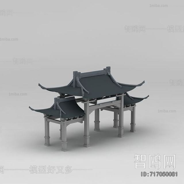 Chinese Style Ancient Architectural Buildings