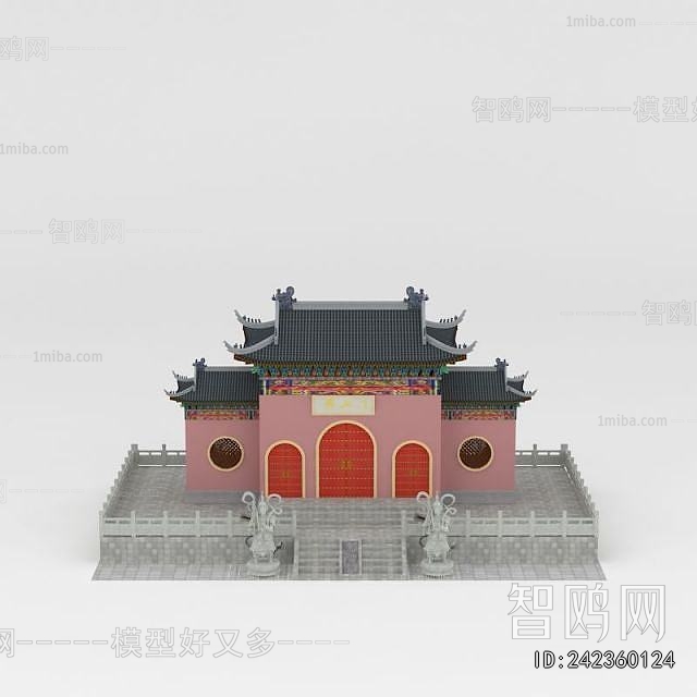 New Chinese Style Religious Architecture