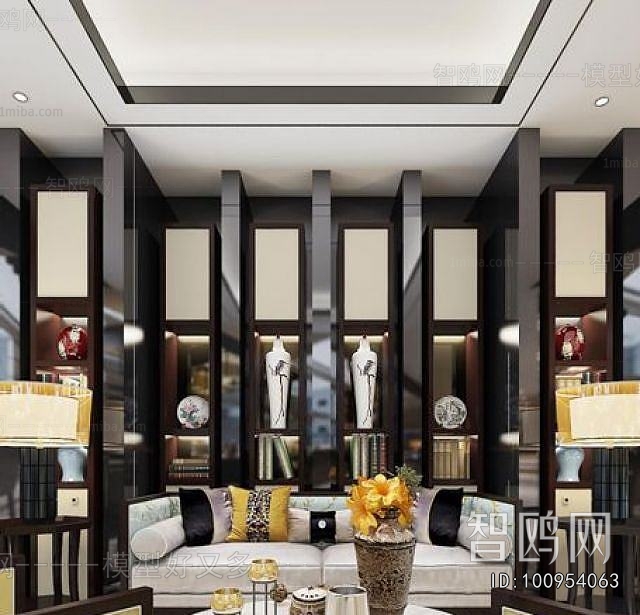 New Chinese Style Sofa Combination