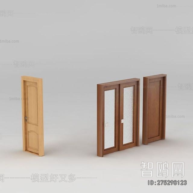 Modern Solid Wood Door
