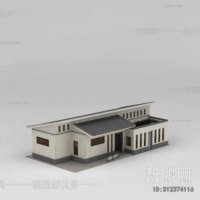 New Chinese Style Public Building