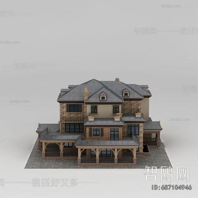 Simple European Style Detached Villa