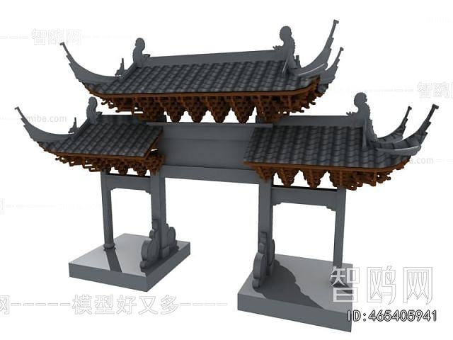 Chinese Style Ancient Architectural Buildings