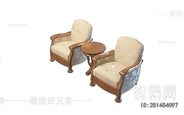 European Style Single Sofa