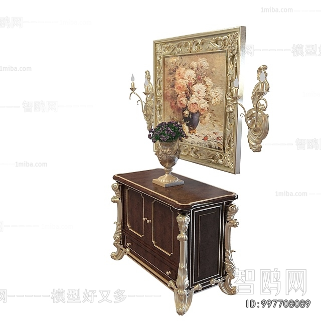 European Style Side Cabinet