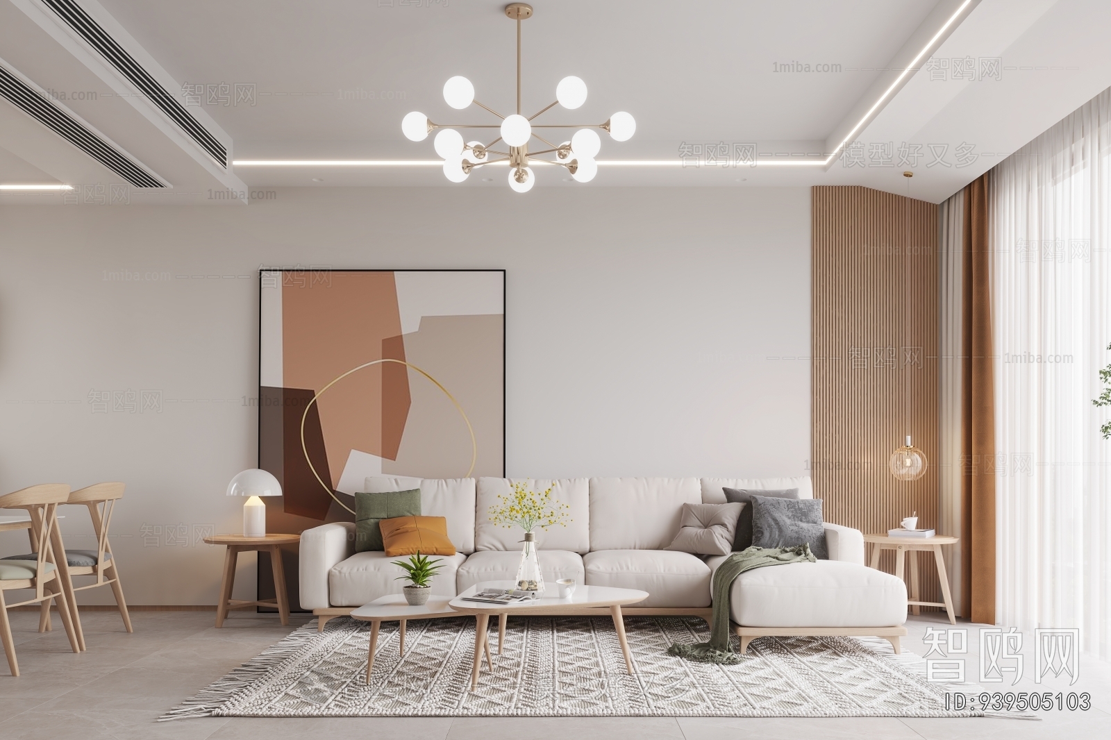 Nordic Style A Living Room