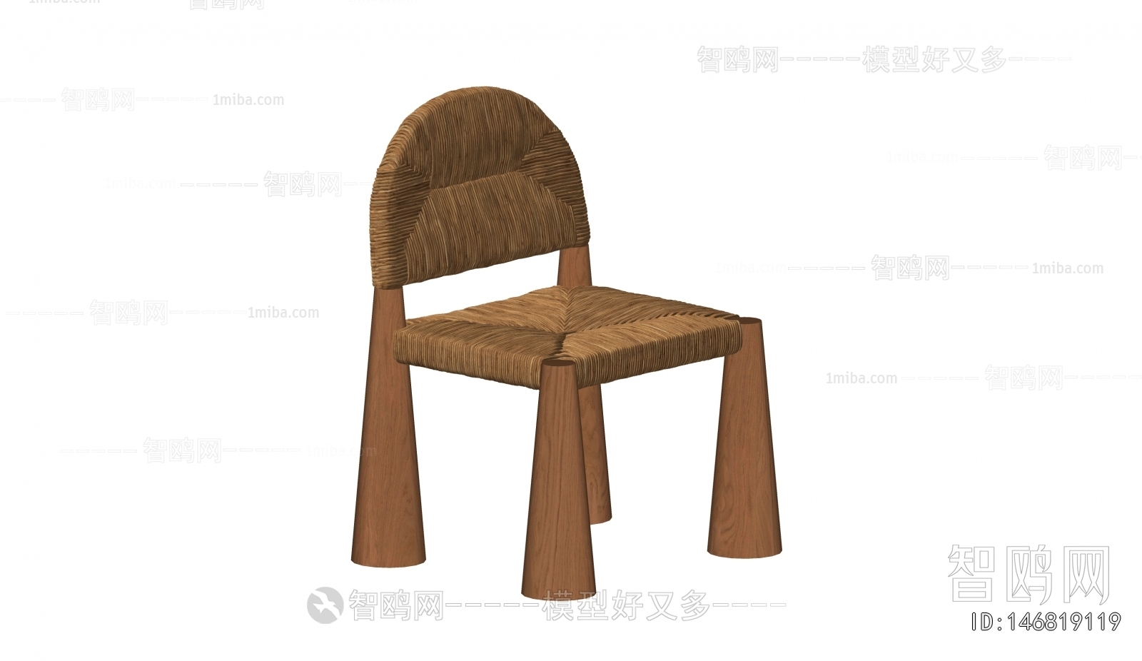 Wabi-sabi Style Single Chair