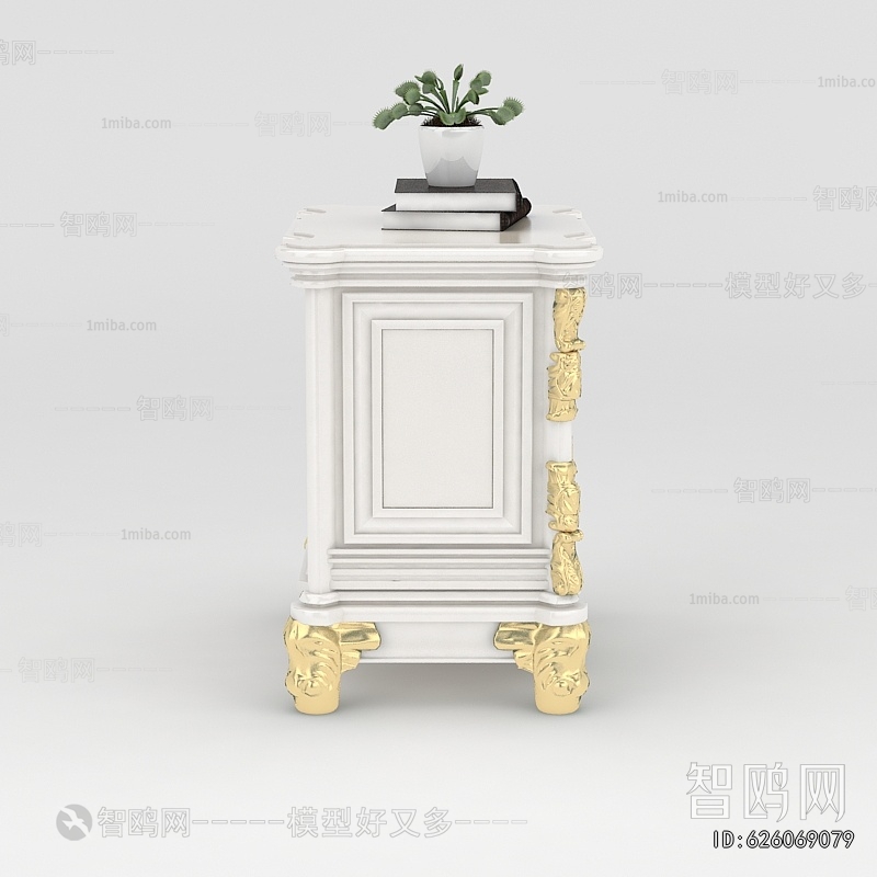 European Style Bedside Cupboard