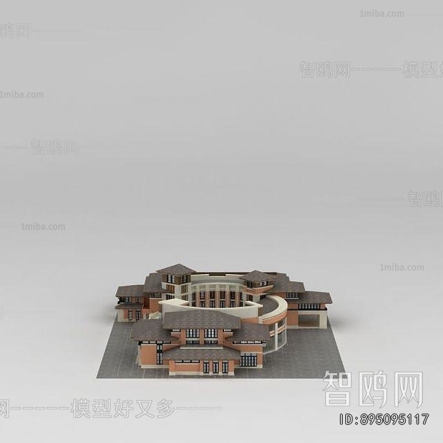 Simple European Style Appearance Of Commercial Building