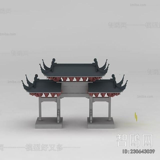 Chinese Style Ancient Architectural Buildings