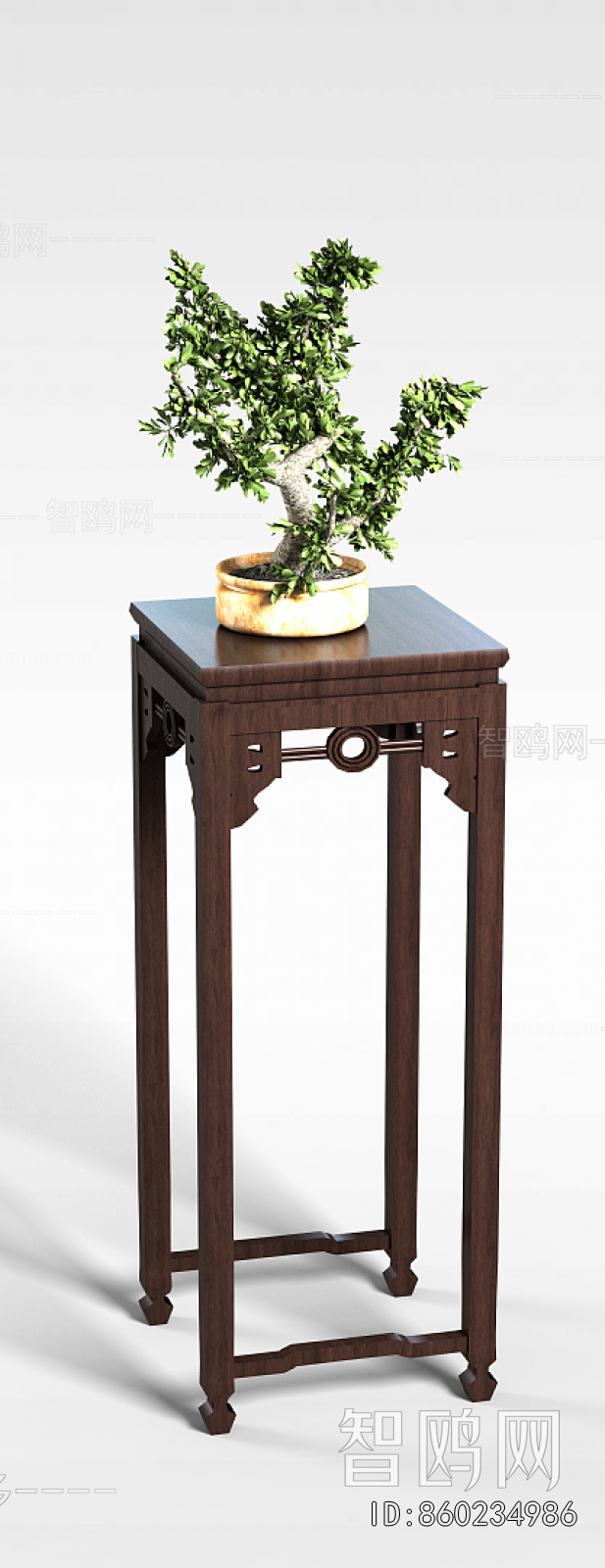 Chinese Style Flower Shelf