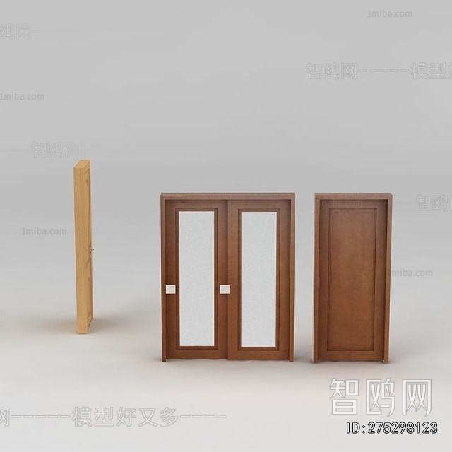 Modern Solid Wood Door
