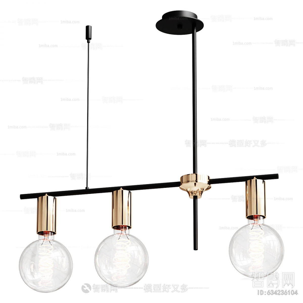 Modern Long Chandelier