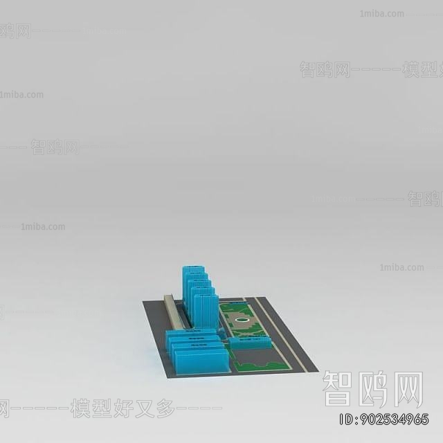 Modern Architectural Bird's-eye View Planning