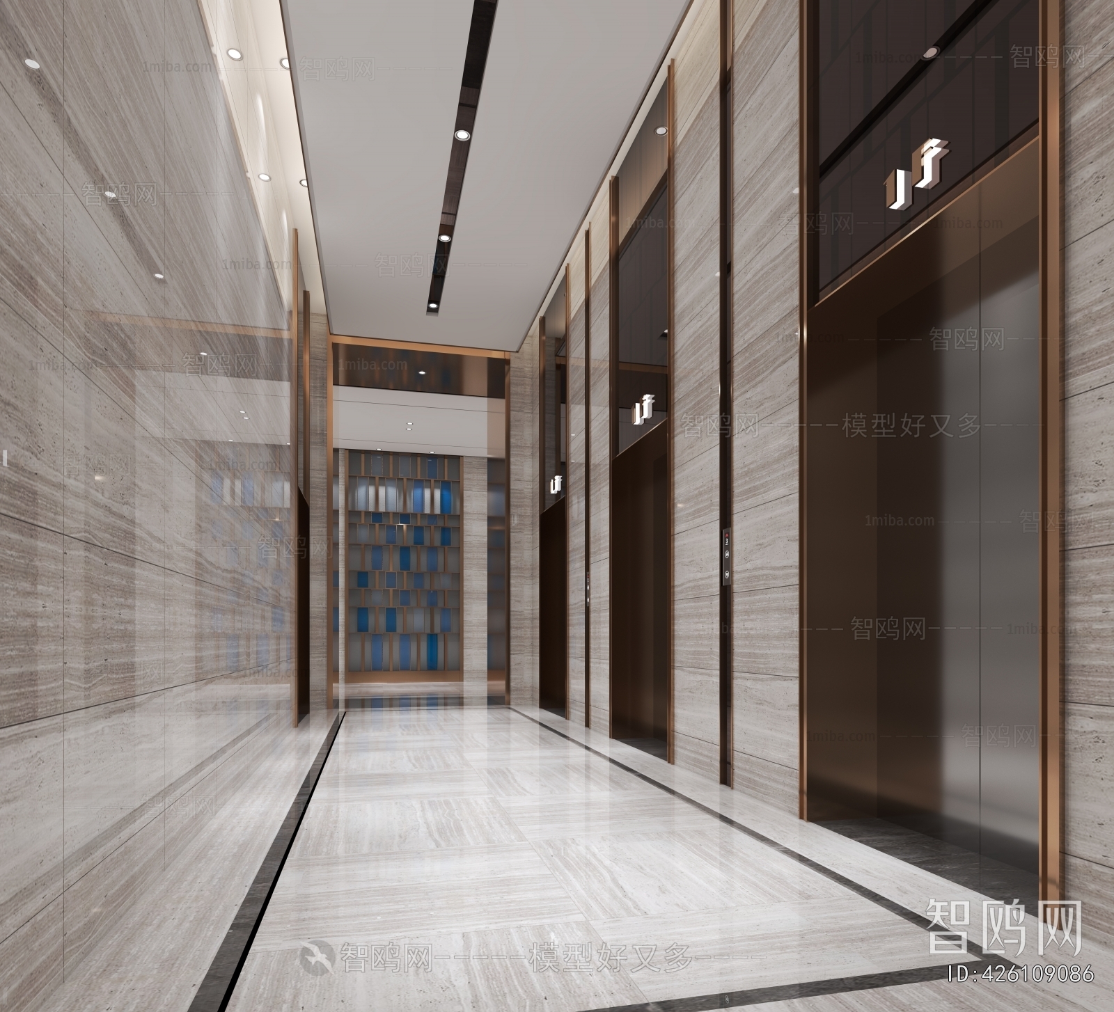 Modern Office Reception Desk