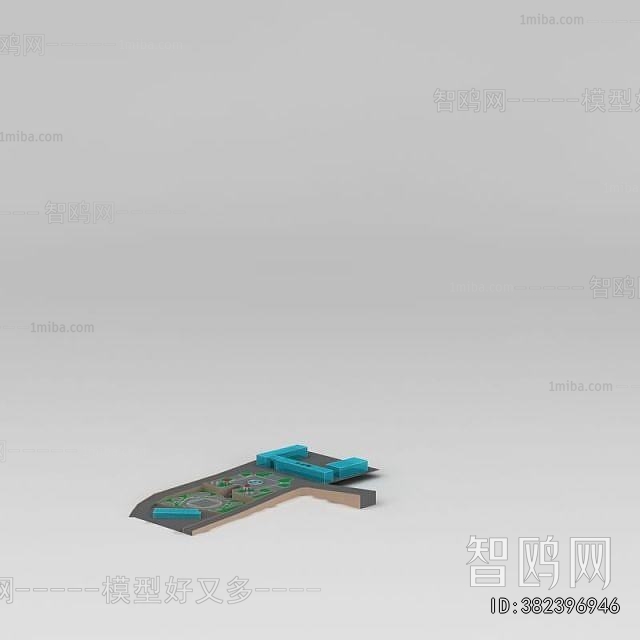 Modern Architectural Bird's-eye View Planning