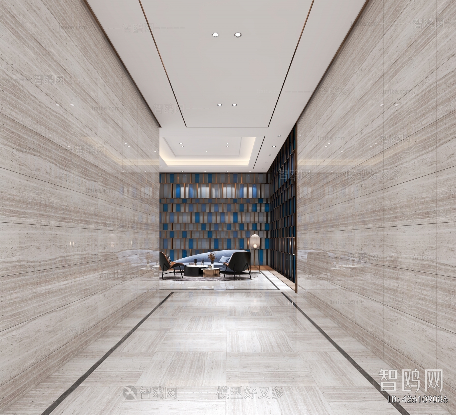 Modern Office Reception Desk