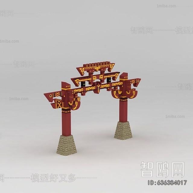New Chinese Style Gate