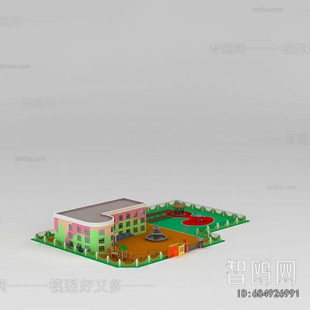 Modern Architectural Bird's-eye View Planning