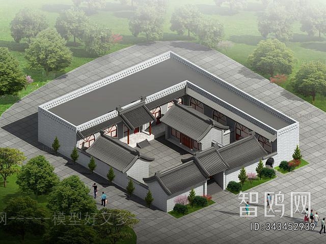 Chinese Style Residential Building