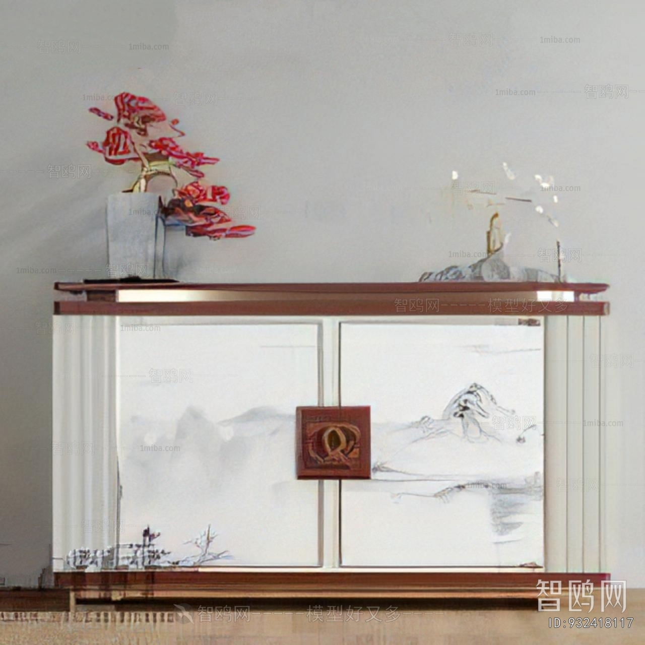 New Chinese Style Side Cabinet