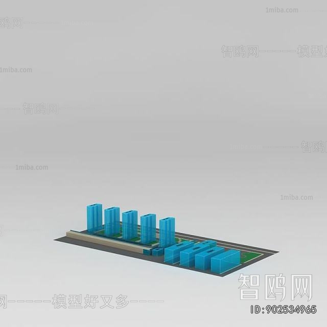 Modern Architectural Bird's-eye View Planning