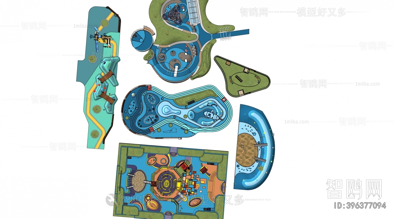 Modern Park Landscape