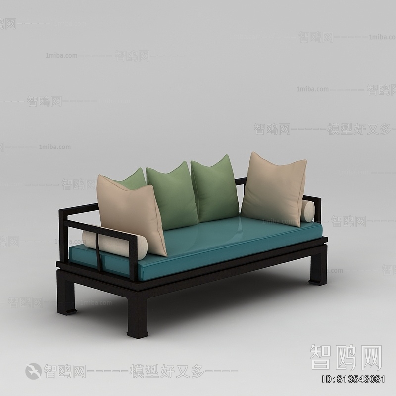 New Chinese Style Multi Person Sofa