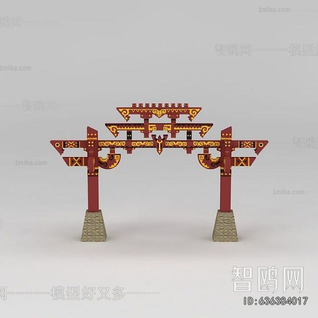New Chinese Style Gate