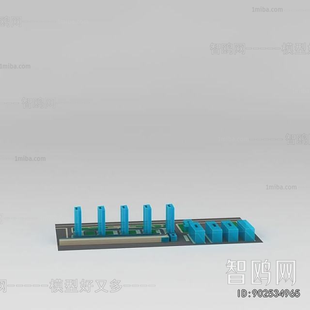 Modern Architectural Bird's-eye View Planning