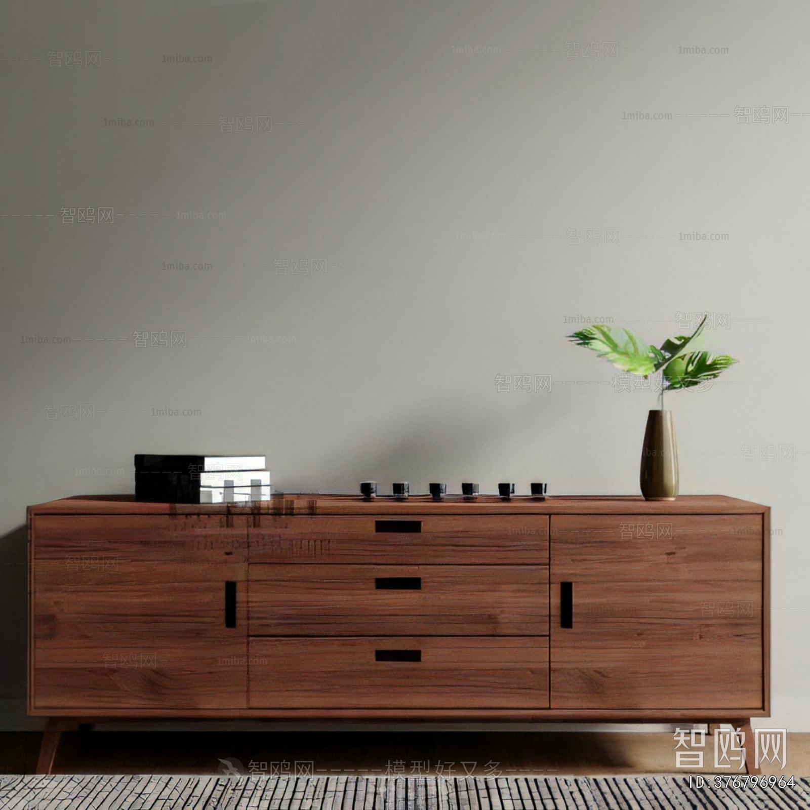 New Chinese Style Side Cabinet