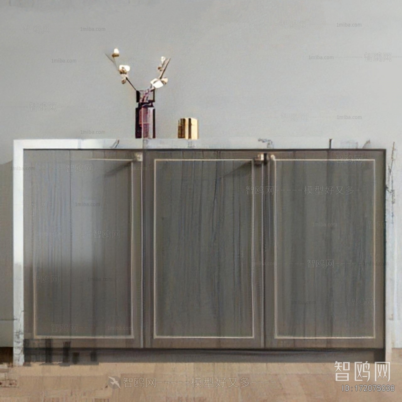 New Chinese Style Side Cabinet