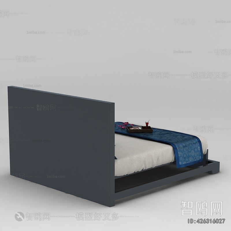 New Chinese Style Double Bed