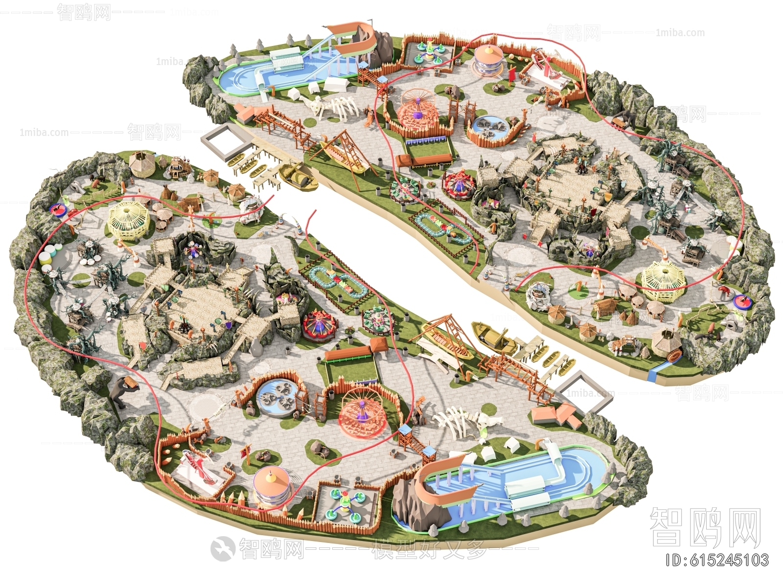 Modern Park Landscape