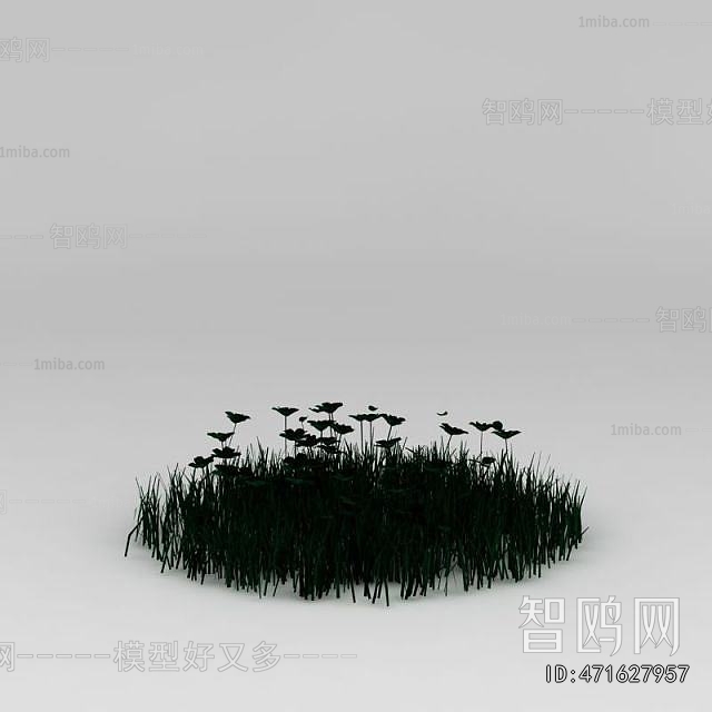 Modern Flowers And Grass