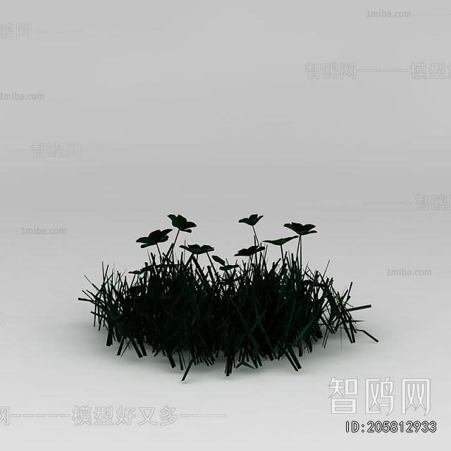 Modern Flowers And Grass