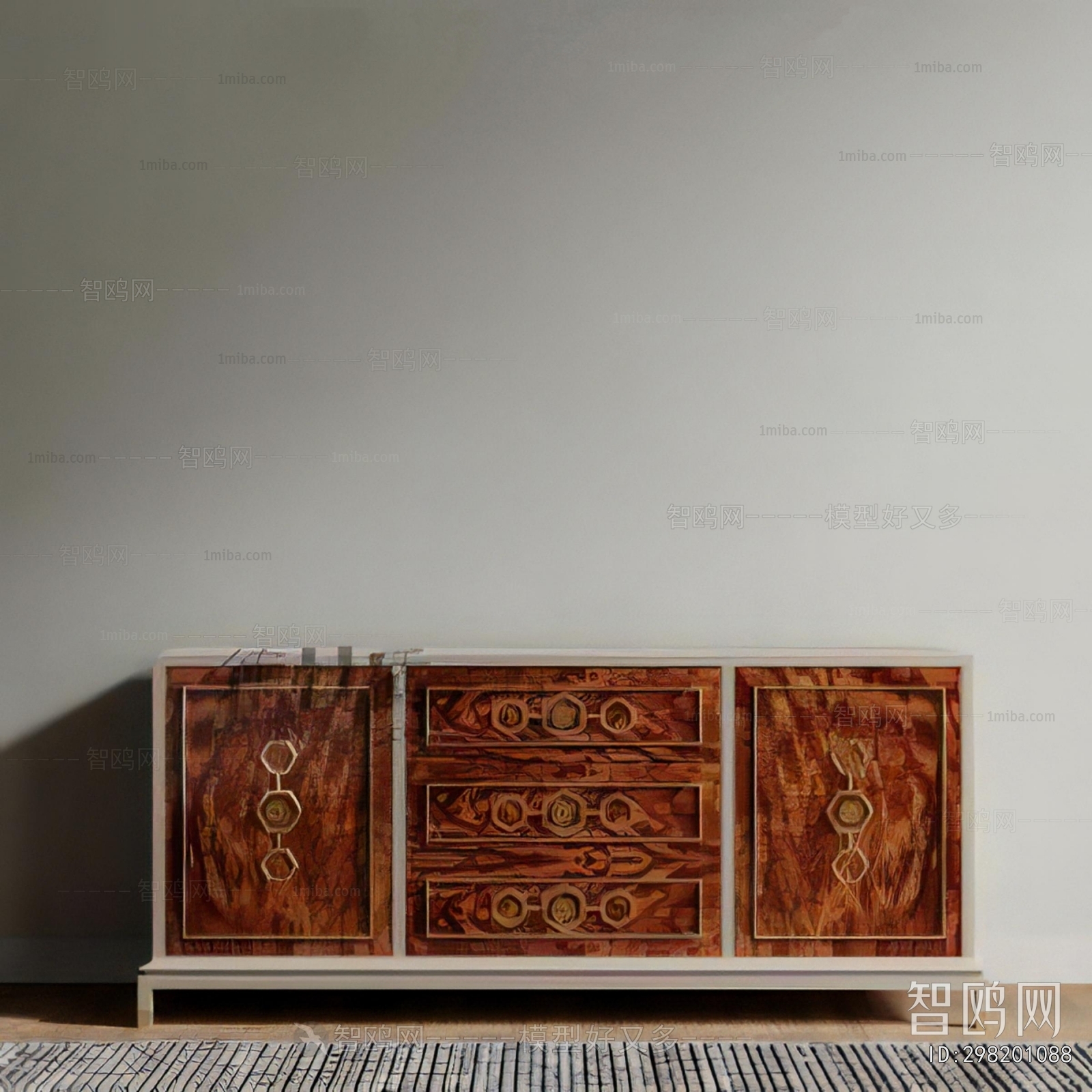 New Chinese Style Side Cabinet