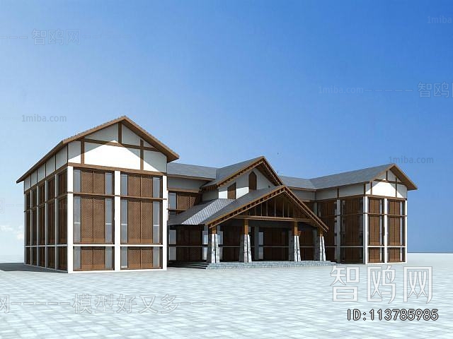 New Chinese Style Public Building