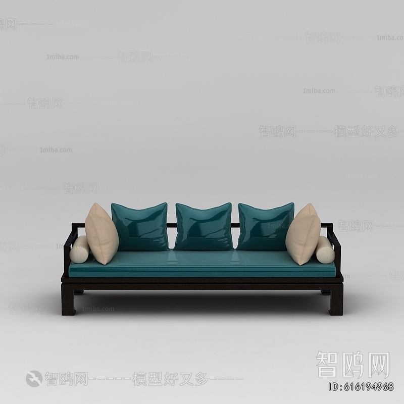 New Chinese Style Multi Person Sofa