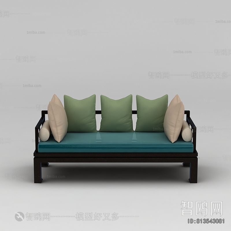New Chinese Style Multi Person Sofa