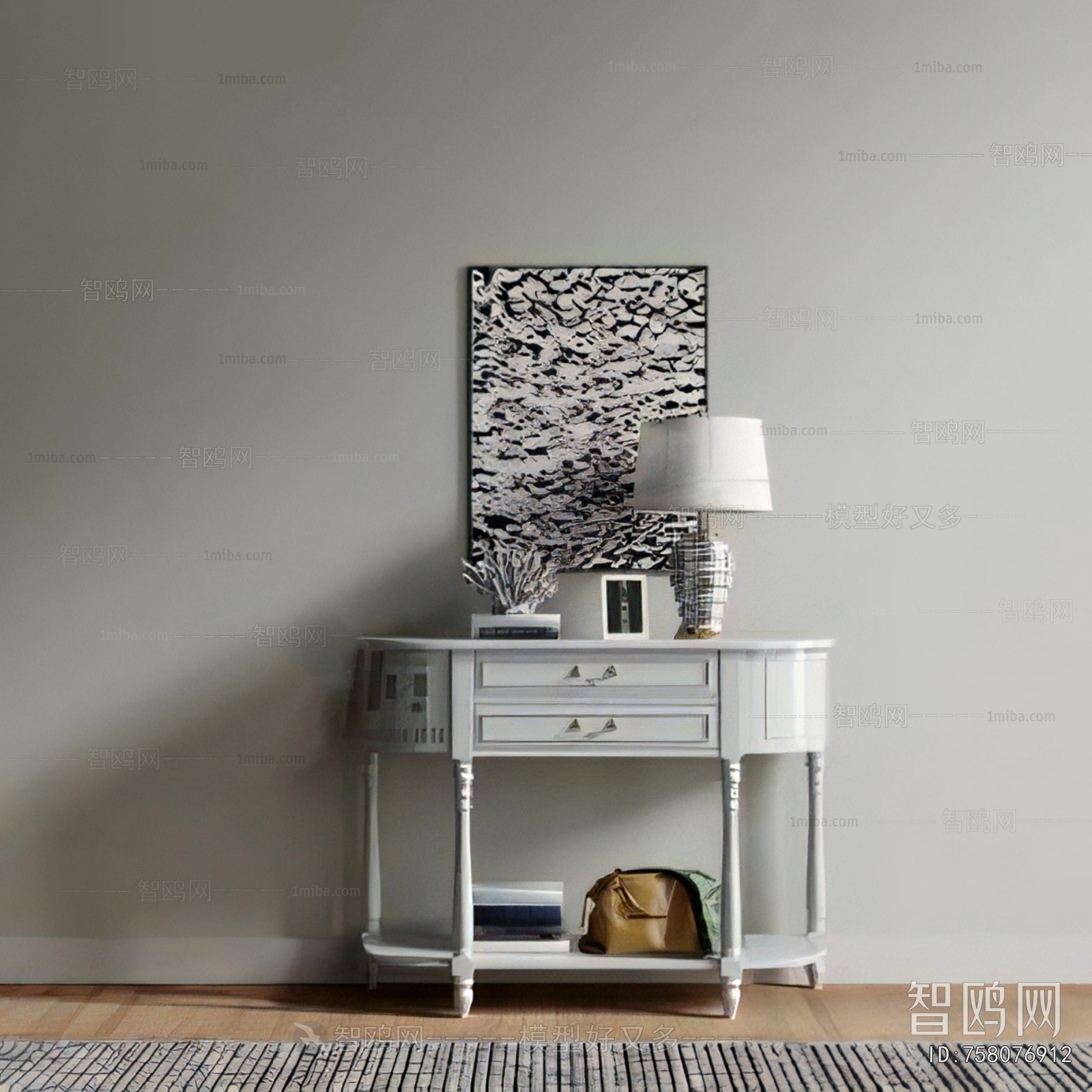 French Style Entrance Cabinet