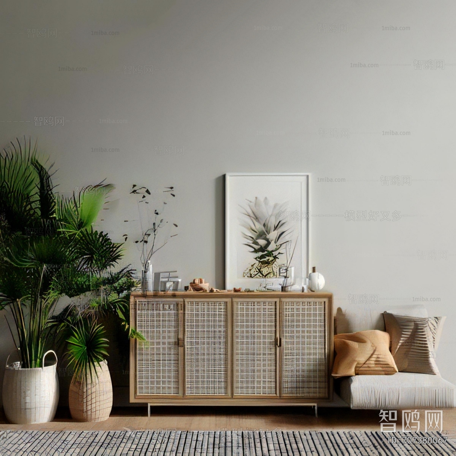 Nordic Style Side Cabinet