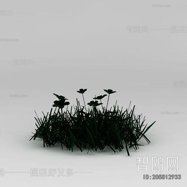 Modern Flowers And Grass