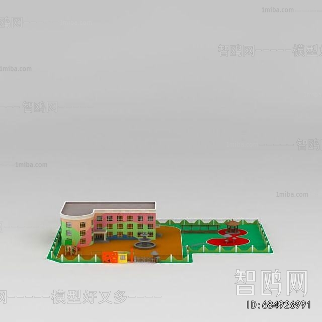 Modern Architectural Bird's-eye View Planning