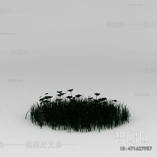 Modern Flowers And Grass