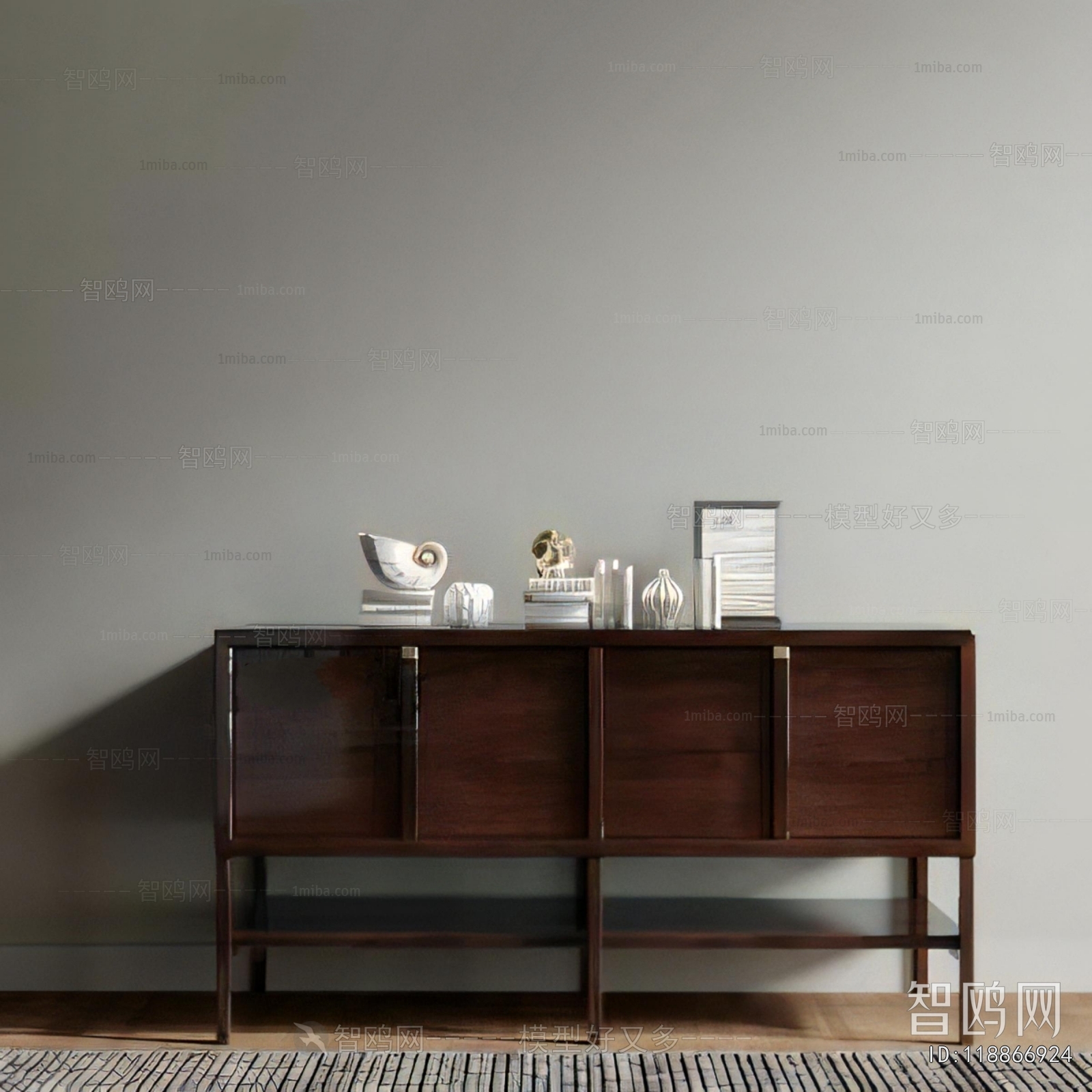 New Chinese Style Side Cabinet