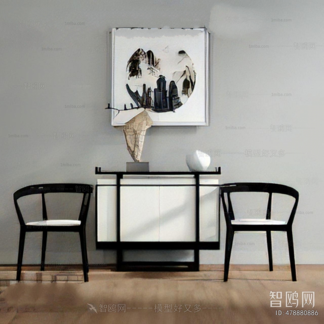 New Chinese Style Side Cabinet