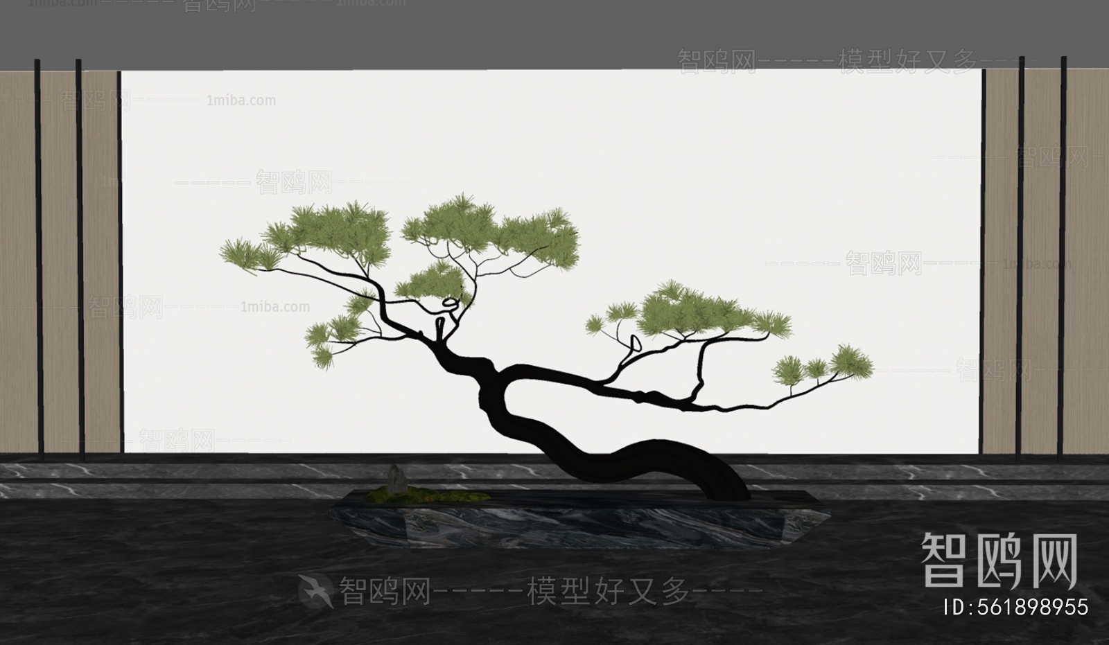 New Chinese Style Plant Landscaping