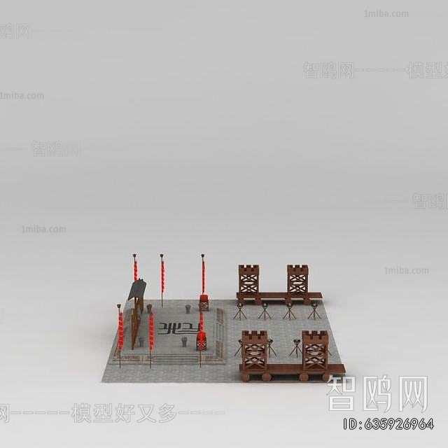 Chinese Style Ancient Architectural Buildings